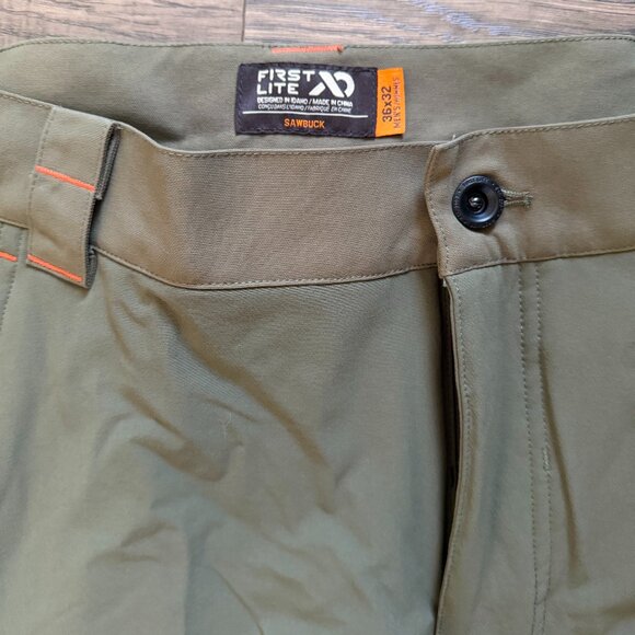 NWT First Lite Men's Sawbuck Brush Pant in Color Conifer Hunting - Picture 3 of 9